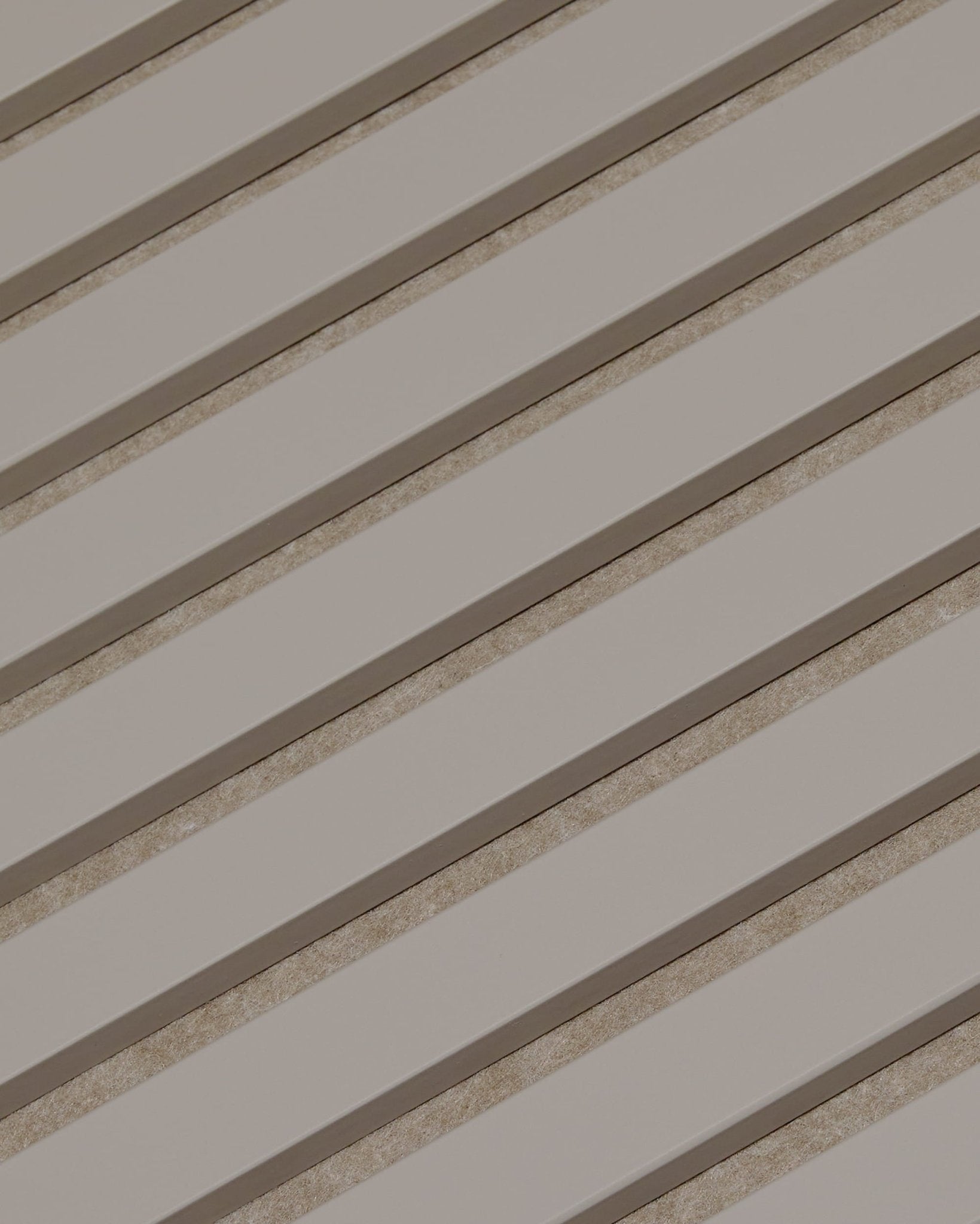 Akupanel | Acoustic Panel / Colored, Dark Cashmere, Dark Beige Felt, 240 x 60 cm