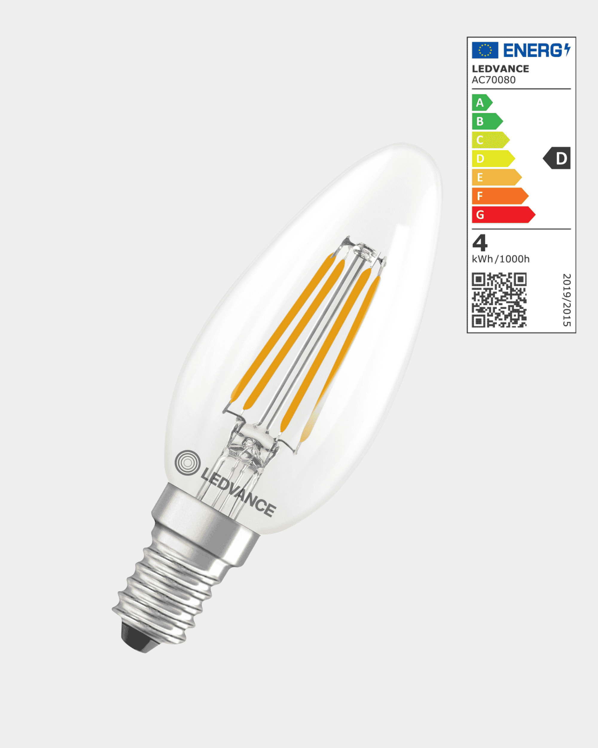Light Bulb / E14 3,4W, 470 lm